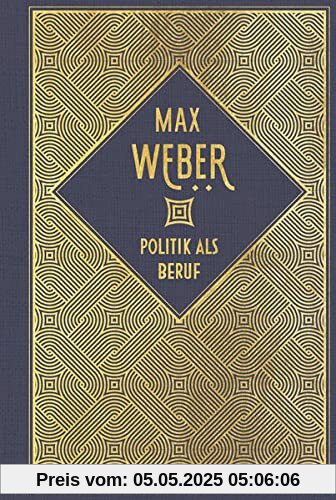 Politik als Beruf: Leinen mit Goldprägung