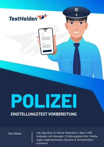 Polizei Einstellungstest Vorbereitung inkl. App, Buch & Online-Testtrainer I über 4.500 Aufgab...