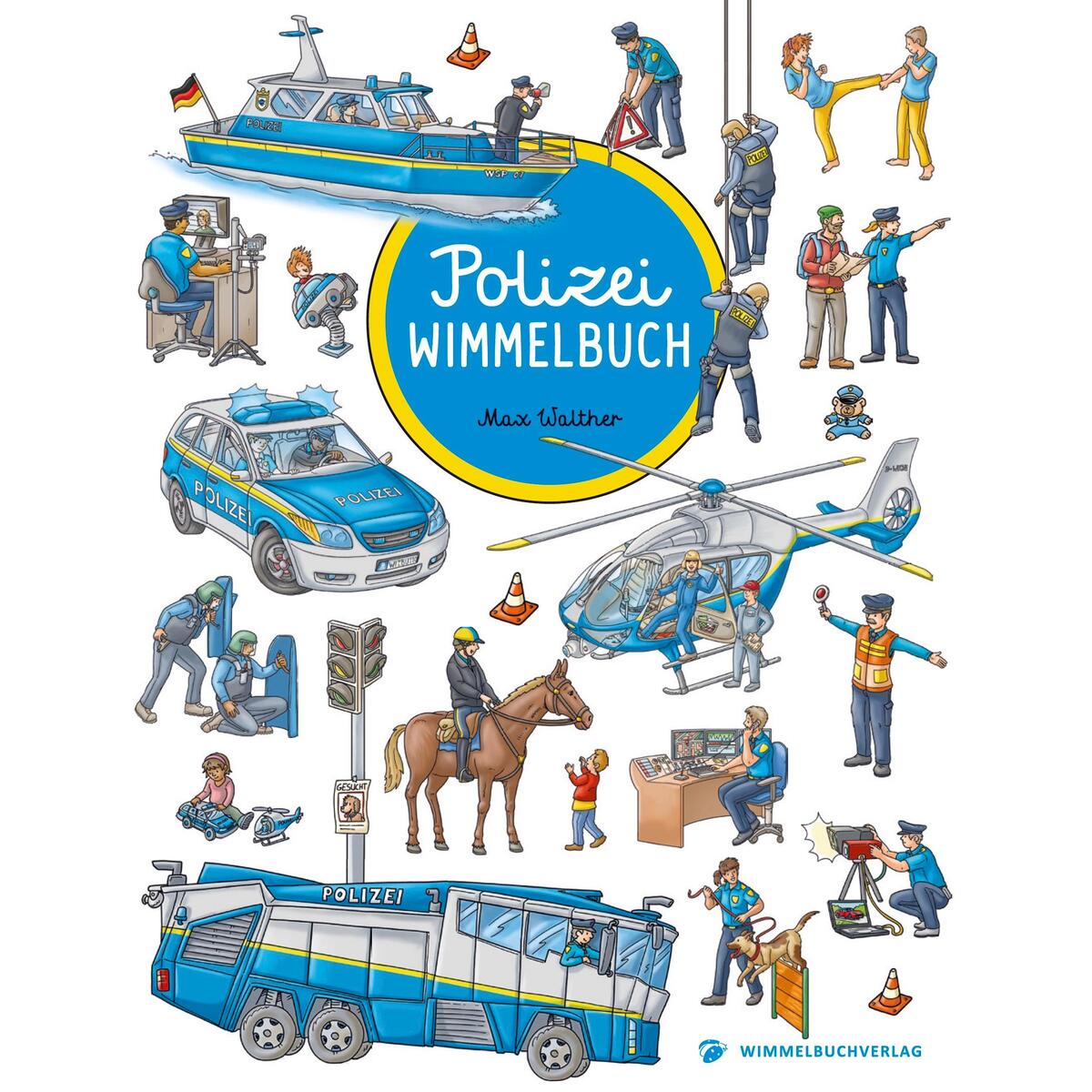 Polizei Wimmelbuch von Adrian Wimmelbuchverlag