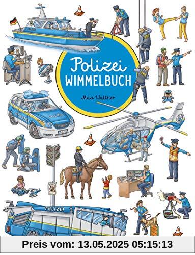 Polizei Wimmelbuch: Kinderbuch ab 2 Jahren