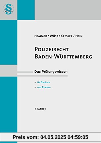 Polizei und Ordnungsrecht Baden Württemberg (Skripten - Öffentliches Recht)