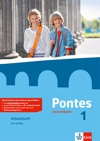 Pontes Gesamtband 1. Arbeitsheft mit Audios von Klett Ernst /Schulbuch