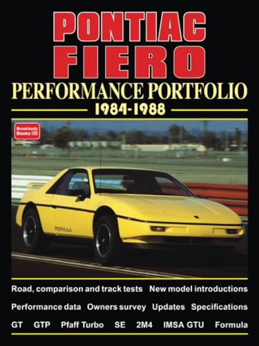 Pontiac Fiero Perfomance Portfolio 1984-1988 (Performance Portfolio)