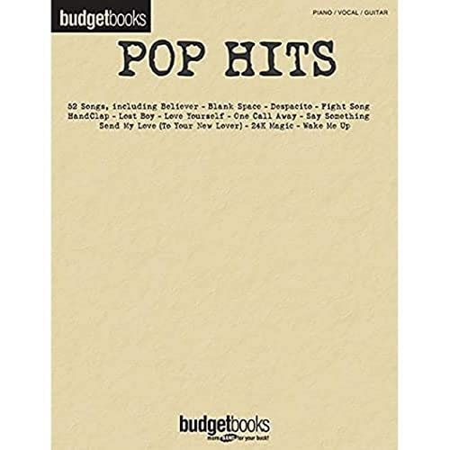 Pop Hits: Budget Books: Piano / Vocal / Guitar