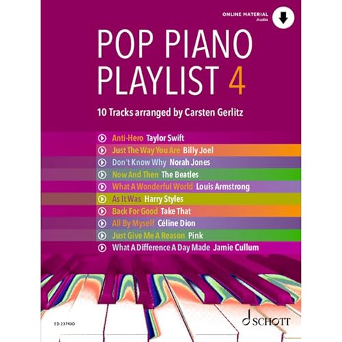 Pop Piano Playlist 4: 10 Tracks - arranged by Carsten Gerlitz. Band 4. Klavier. Pop Piano Playlist 4: 10 Tracks - arranged by Carsten Gerlitz. Band 4. Klavier.