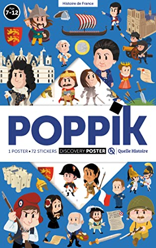 Poppik - Chronologie de l'Histoire de France: Avec un poster et 72 stickers