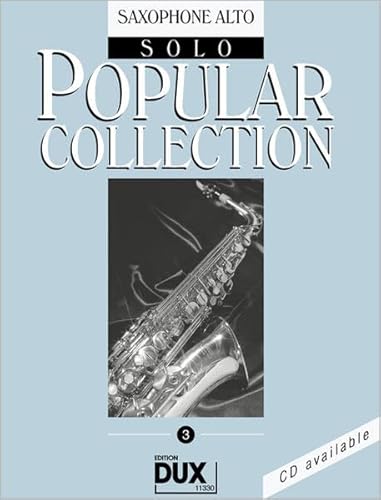 Popular Collection 3: Saxophone Alto Solo