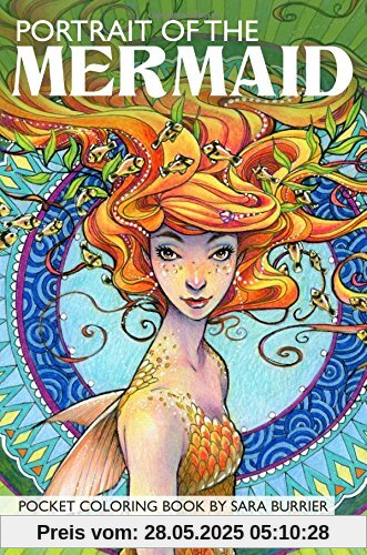 Portrait of the MERMAID Coloring Book