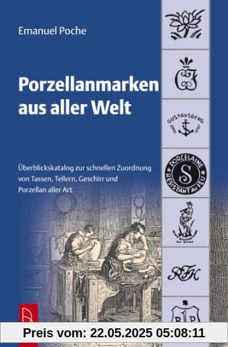 Porzellanmarken aus aller Welt: Übersichtskatalog zur schnellen Zuordnung von Tassen, Tellern, Geschirr und Porzellan aller Art