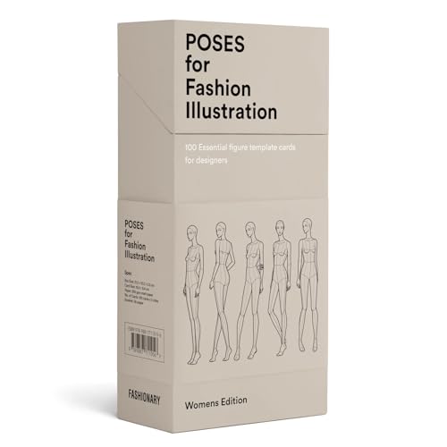 Poses for Fashion Illustration (Card Box): 100 essential figure template cards for designers