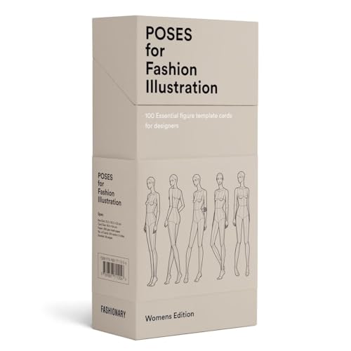 Poses for Fashion Illustration - Women: 100 essential figure template cards for designers von Fashionary International Limited
