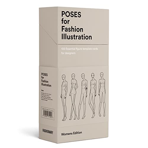 Poses for Fashion Illustration (Card Box): 100 essential figure template cards for designers von Fashionary International Limited / Thames & Hudson
