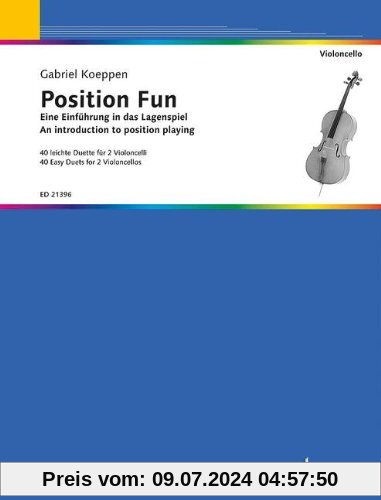 Position Fun: Eine Einführung in das Lagenspiel. 2 Violoncelli. Spielpartitur.