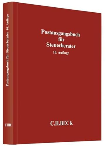 Postausgangsbuch für Steuerberater (Schriften des Deutschen wissenschaftlichen Steuerinstituts der Steuerberater e.V.)