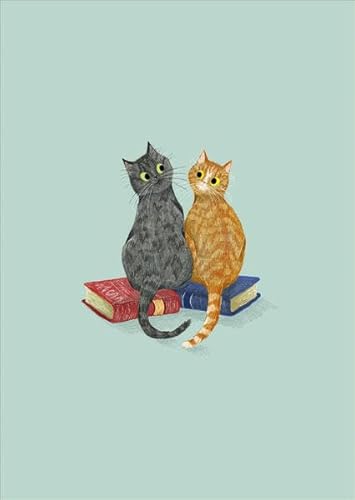 Postkarten Bücherkatzen Freundschaft (VE10) von Schöffling