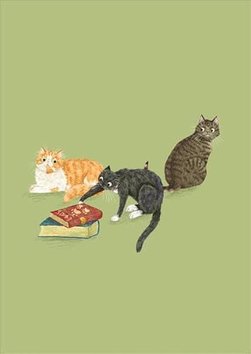 Postkarten Lesekatzen (VE10) von Schöffling