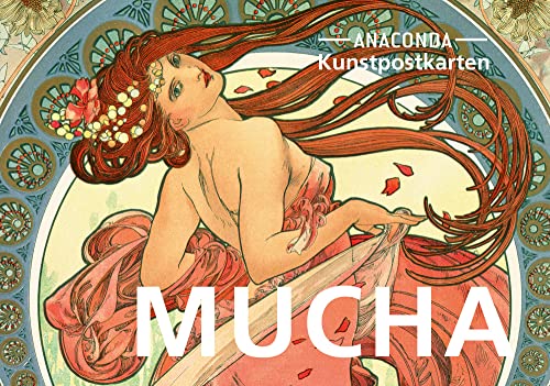 Postkarten-Set Alfons Mucha: 18 Kunstpostkarten aus hochwertigem Karton. ca. 0,28€ pro Karte (Anaconda Postkarten, Band 31) von Anaconda Verlag