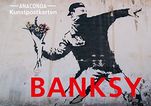 Postkarten-Set Banksy: 18 Kunstpostkarten aus hochwertigem Karton. ca. 0,44€ pro Karte. Berühmte Banksy Bilder: Streetart zum Sammeln, Verschicken und ... Postcrossing (Anaconda Postkarten, Band 43) von ANACONDA