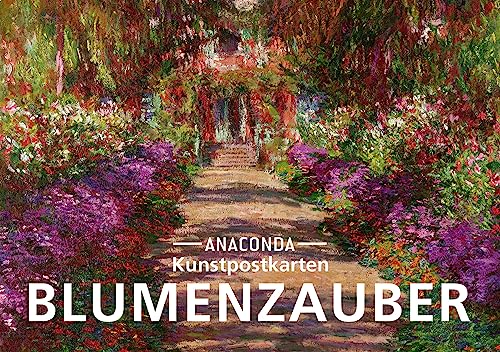 Postkarten-Set Blumenzauber: 18 Kunstpostkarten aus hochwertigem Karton. ca. 0,28€ pro Karte (Anaconda Postkarten, Band 45) von Anaconda Verlag