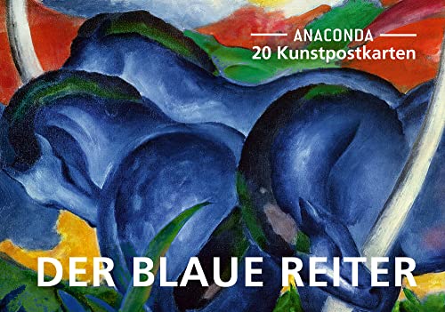 Postkarten-Set Der Blaue Reiter: 20 Kunstpostkarten aus hochwertigem Karton. ca. € 0,25 pro Karte (Anaconda Postkarten, Band 19)