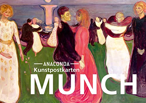 Postkarten-Set Edvard Munch: 18 Kunstpostkarten aus hochwertigem Karton. ca. 0,28€ pro Karte (Anaconda Postkarten, Band 67) von Anaconda Verlag