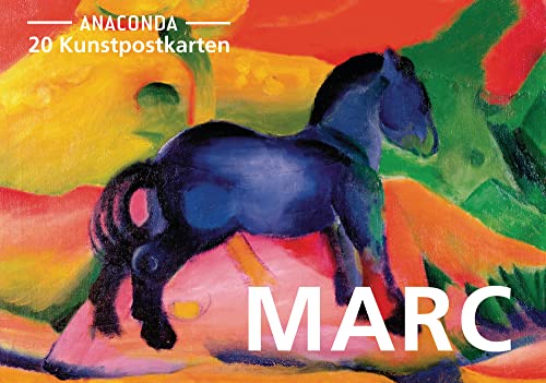 Postkarten-Set Franz Marc: 20 Kunstpostkarten aus hochwertigem Karton. ca. € 0,25 pro Karte (Anaconda Postkarten, Band 15) von ANACONDA