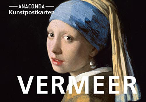 Postkarten-Set Jan Vermeer: 18 Kunstpostkarten aus hochwertigem Karton. ca. 0,28€ pro Karte (Anaconda Postkarten, Band 68) von Anaconda Verlag