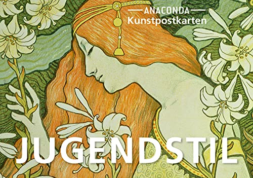 Postkarten-Set Jugendstil: 18 Kunstpostkarten aus hochwertigem Karton. ca. 0,28€ pro Karte (Anaconda Postkarten, Band 35)