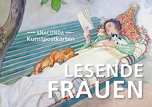 Postkarten-Set Lesende Frauen: 18 Kunstpostkarten aus hochwertigem Karton. ca. 0,28€ pro Karte (Anaconda Postkarten, Band 36) von Anaconda Verlag