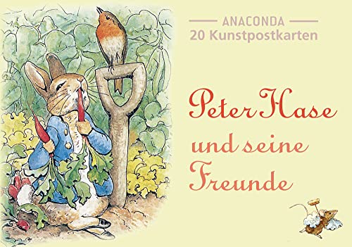 Postkarten-Set Peter Hase: 20 Kunstpostkarten aus hochwertigem Karton. ca. € 0,25 pro Karte (Anaconda Postkarten, Band 24) von ANACONDA