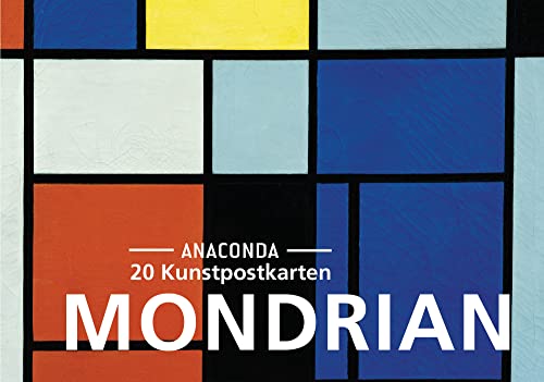 Postkarten-Set Piet Mondrian: 20 Kunstpostkarten aus hochwertigem Karton. ca. € 0,25 pro Karte (Anaconda Postkarten, Band 23) von Anaconda Verlag