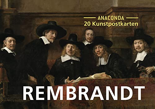 Postkarten-Set Rembrandt: 20 Kunstpostkarten aus hochwertigem Karton. ca. € 0,25 pro Karte (Anaconda Postkarten, Band 28) von Anaconda Verlag