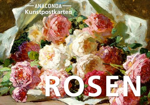 Postkarten-Set Rosen: 18 Kunstpostkarten aus hochwertigem Karton. ca. 0,28€ pro Karte (Anaconda Postkarten, Band 50) von Anaconda Verlag
