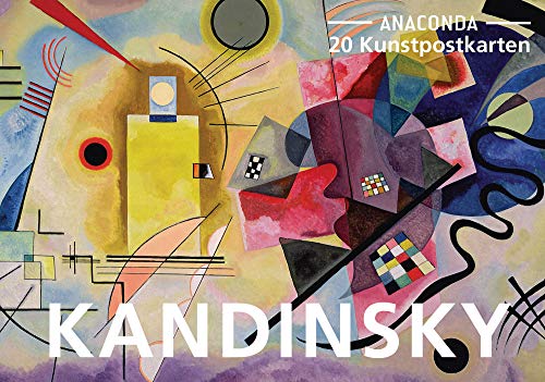 Postkarten-Set Wassily Kandinsky: 18 Kunstpostkarten aus hochwertigem Karton. ca. 0,28€ pro Karte (Anaconda Postkarten, Band 6) von ANACONDA