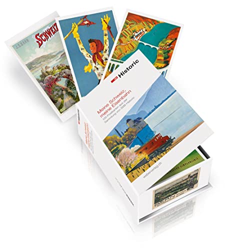Postkartenbox Meine Schweiz, Meine Eisenbahn: 100 Postkarten aus der Sammlung von SBB Historic Postkartenbox Meine Schweiz, Meine Eisenbahn: 100 Postkarten aus der Sammlung von SBB Historic
