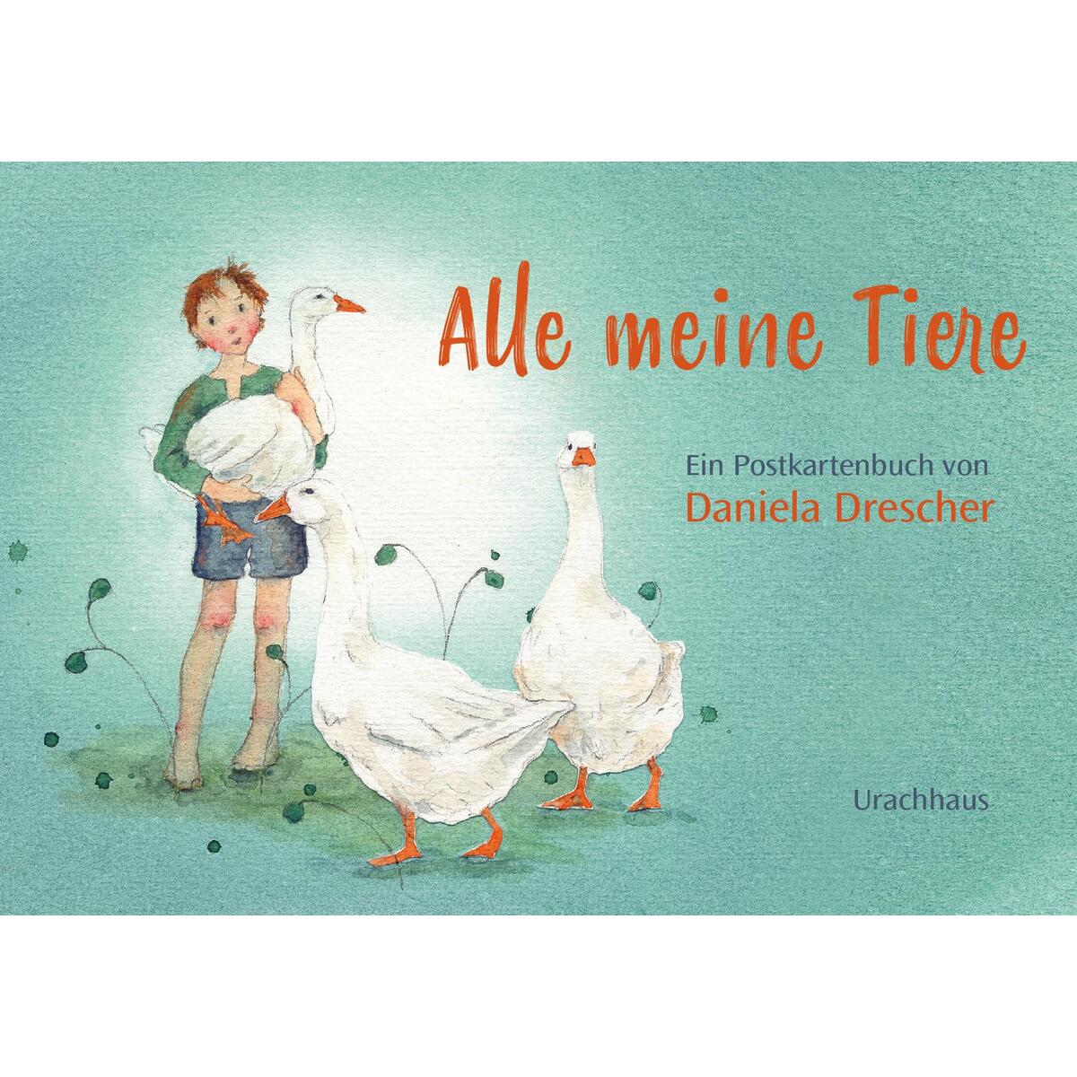 Postkartenbuch »Alle meine Tiere« von Urachhaus/Geistesleben