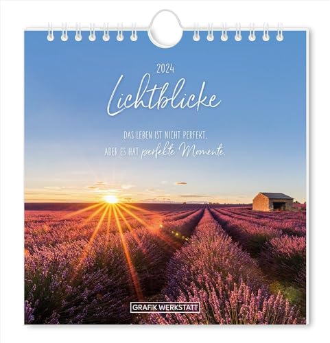 Postkartenkalender 2024 Lichtblicke: Postkartenkalender von Grafik Werkstatt "Das Original"