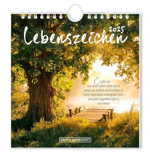 Postkartenkalender 2025 Lebenszeichen: Postkartenkalender von Grafik Werkstatt "Das Original"