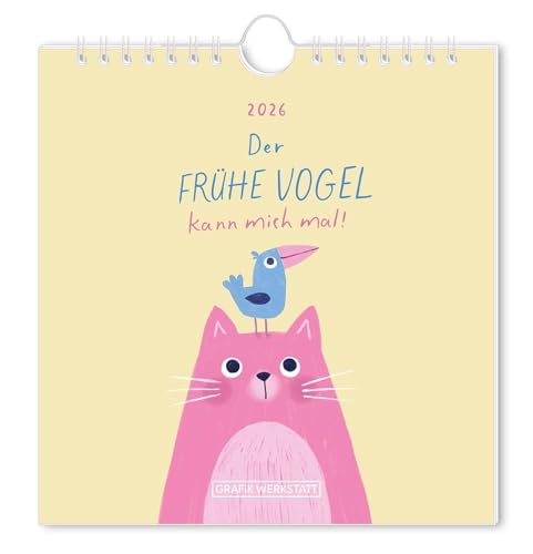 Postkartenkalender 2026 Der frühe Vogel: Postkartenkalender Postkartenkalender 2026 Der frühe Vogel: Postkartenkalender von Grafik Werkstatt "Das Original"