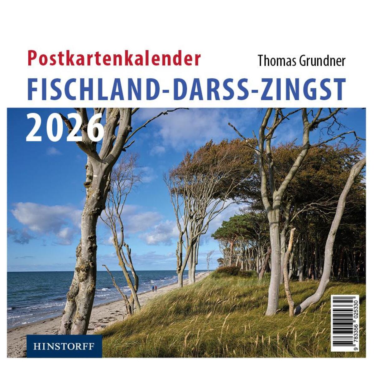 Postkartenkalender Fischland-Darss-Zingst 2026 von Hinstorff Verlag GmbH
