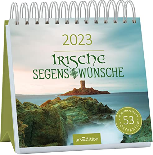 Postkartenkalender Irische Segenswünsche 2023: Wochenkalender 2023, 53 Postkarten für Irlandfans von Ars Edition