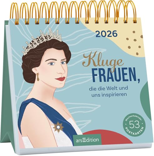 Postkartenkalender Kluge Frauen, die die Welt und uns inspirieren 2026: Wochenkalender 2026, 53 Postkarten mit Zitaten von bekannten Frauen von arsEdition GmbH