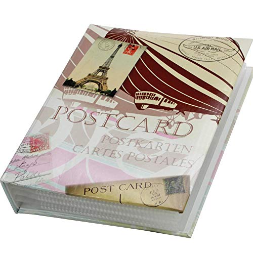 Postkartensammelalbum RETRO. Mit 50 Folienblättern. Gebunden. Format ca. 19 x 24 x 5,5 cm