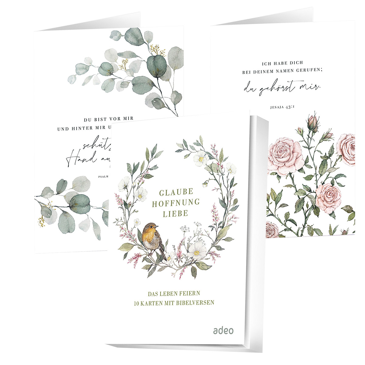 Postkartenset »Glaube Hoffnung Liebe«