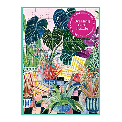 Galison Puzzles Greeting Card Puzzle, 500 Teile, Botanisch, Alltag