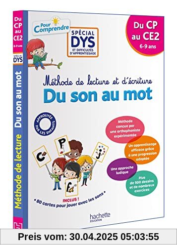 Pour comprendre CP, CE1, CE2 - Spécial DYS (dyslexie) et difficultés d'apprentissage: Méthode de lecture et d'écriture