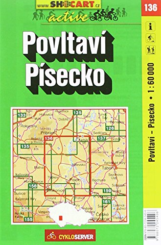 Povltaví, Písecko / Moldauland, Pisek (Radkarte 1:60.000) (SHOCart Radkarte 1:60.000 Tschechien, Band 136) von SHOCart