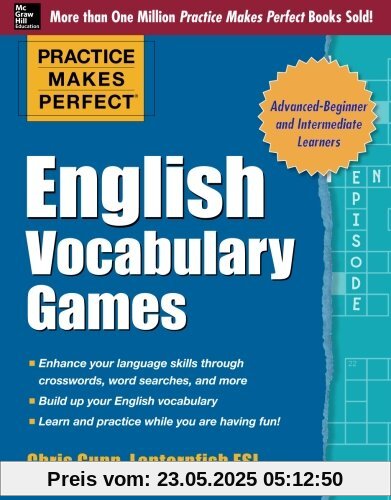 Practice Makes Perfect English Vocabulary Games (Practice Makes Perfect (McGraw-Hill))