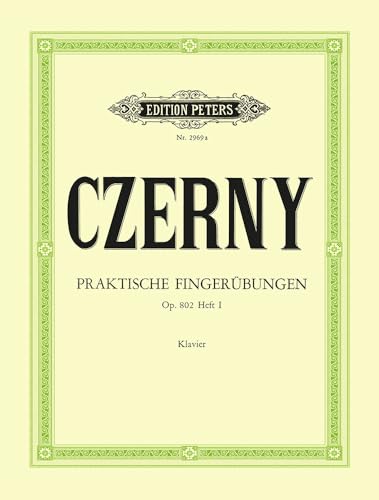 PRACTICAL FINGER EXERCISES OP.802 VOL.1 PIANO