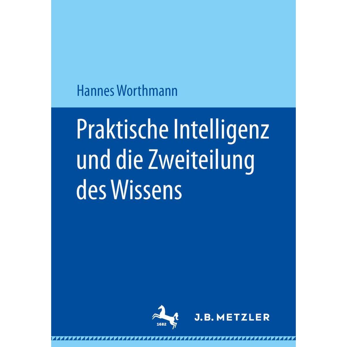Praktische Intelligenz und die Zweiteilung des Wissens von Metzler Verlag, J.B.